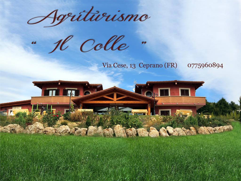 Agriturismo Ciociaro " Il Colle " Hotel Ristorante 切普拉诺 外观 照片